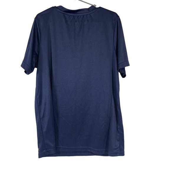 Pro Player Boys Size 10 12 Polyester Team Player Tshirt Navy - Picture 3 of 4